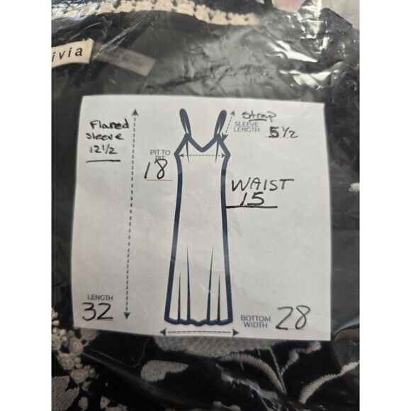 $440 Alice + Olivia Holden Embroidered Cold Shoulder Dress Large L - Picture 3 of 16